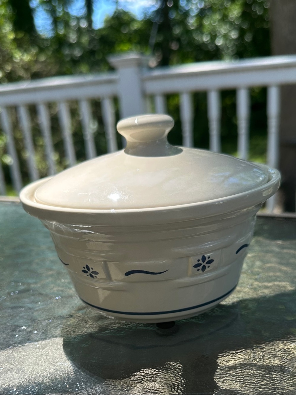 Longaberger Woven Traditions Classic Butter Tub